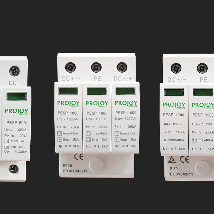 PROJOY INTERRUPTOR DE SOBRETENSION DC 600V 3P SPD PESP-600 2