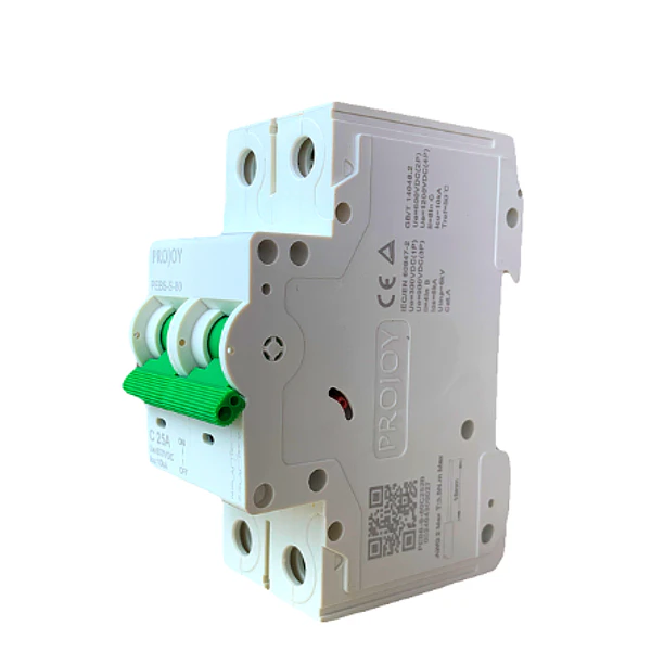 Interruptor automático MCB DC 16A 600V 2P PEBS-H-63