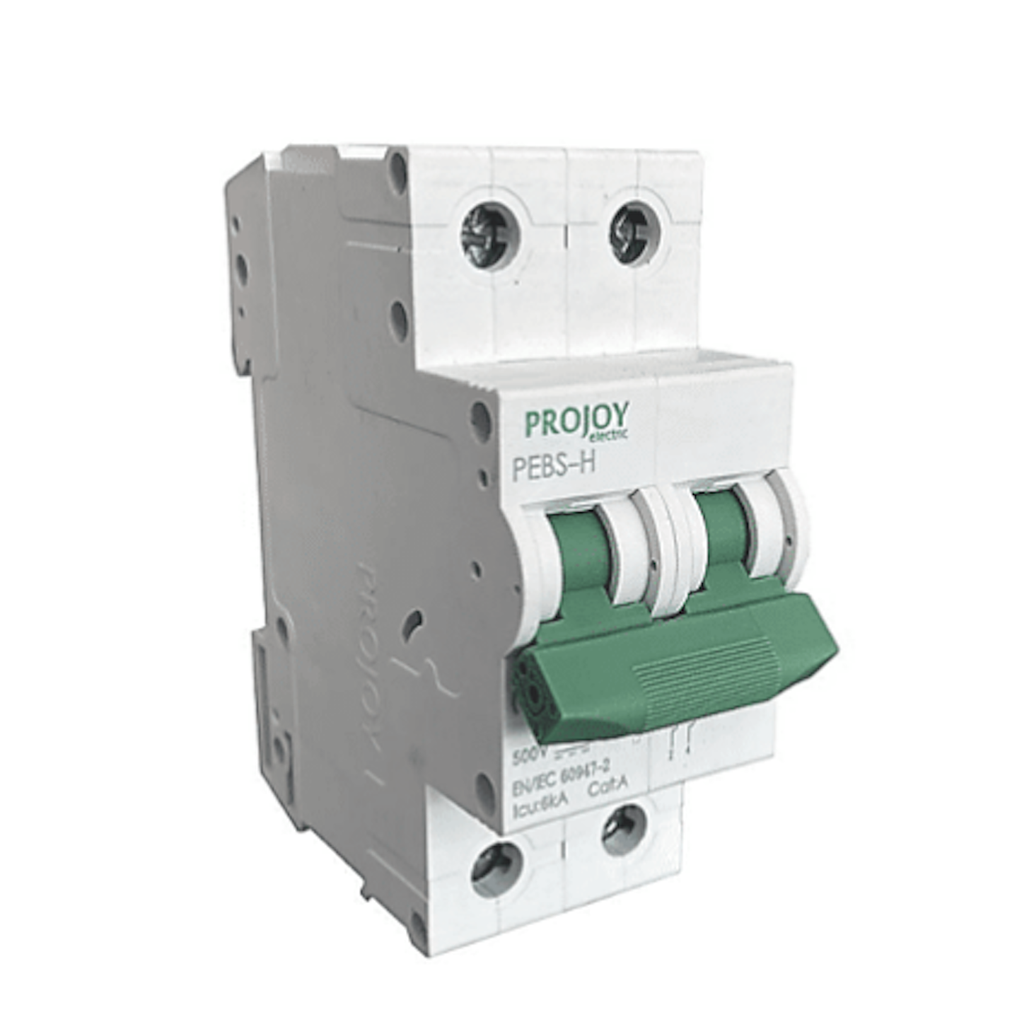 PROJOY INTERRUPTOR AUTOMATICO MCB DC 16A 600V 2P PEBS-H-63 3