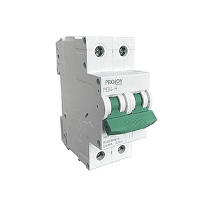 PROJOY INTERRUPTOR AUTOMATICO MCB DC 20A 600V 2P PEBS-H-63