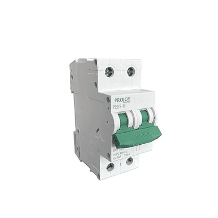 PROJOY INTERRUPTOR AUTOMATICO MCB DC 125A 500V 2P PEBS-H-125 1