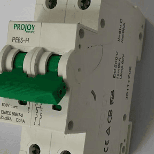 PROJOY INTERRUPTOR AUTOMATICO MCB DC 125A 500V 2P PEBS-H-125