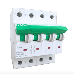 PROJOY INTERRUPTOR AUTOMATICO MCB DC 20A 1200V 4P PEBS-H-63