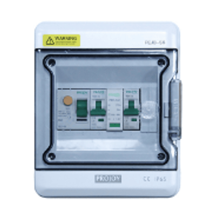 PROJOY CAJA AC PROTECCION FOTOVOLTAICA MONOFASICA MCB32A RCBO40A 1P+N PEDB-S6 1