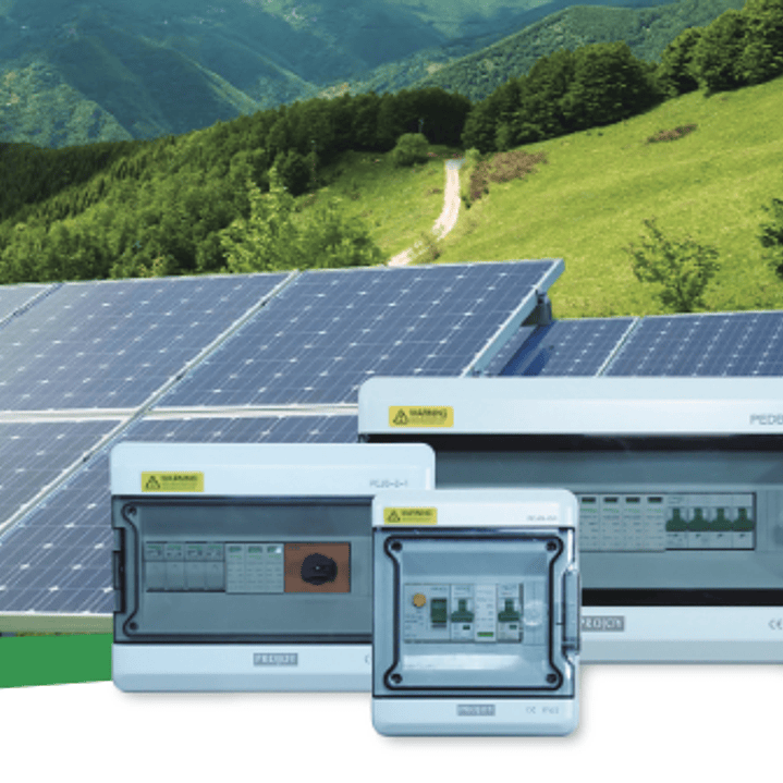 PROJOY CAJA AC PROTECCION FOTOVOLTAICA MONOFASICA MCB32A RCBO40A 1P+N PEDB-S6 3