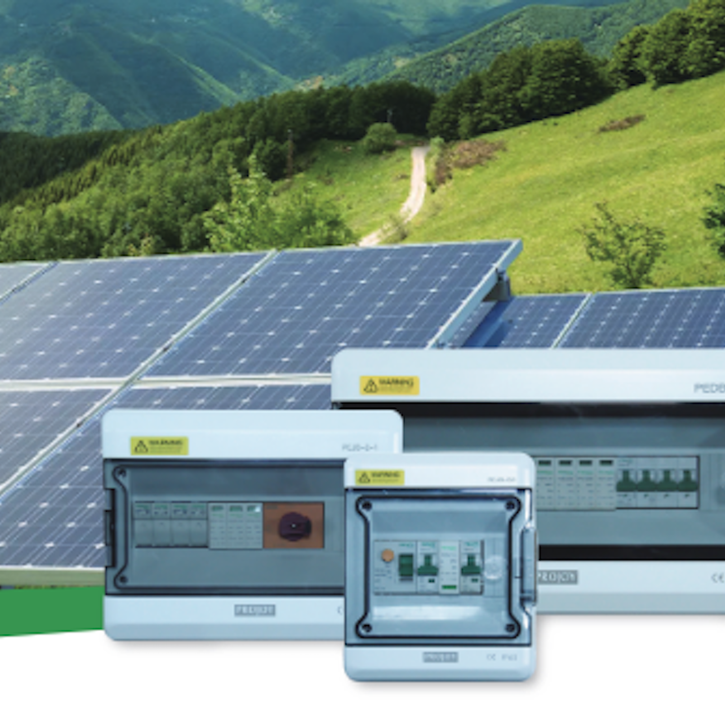 PROJOY CAJA AC PROTECCION FOTOVOLTAICA TRIFASICO MCB20A RCBO25A 3P+N PEDB-T20 3