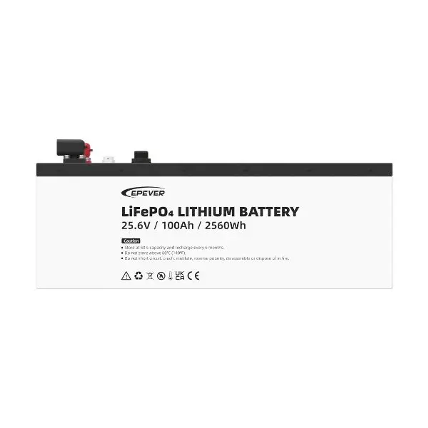 EPEVER BATERIA DE LITIO LIFEPO4 25.6V 100AH GRIS LFP2.56KWH25.6V-P65L3