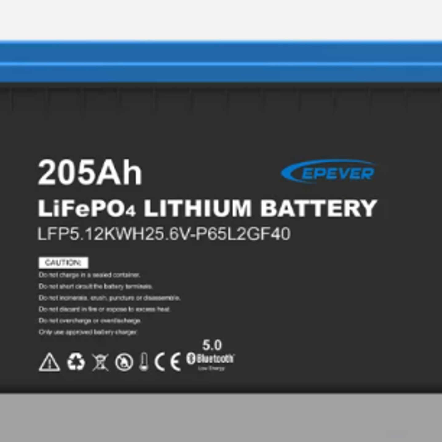 EPEVER BATERIA DE LITIO LIFEPO4 25.6V 200AH LFP5.12KWH25.6V-P65L2