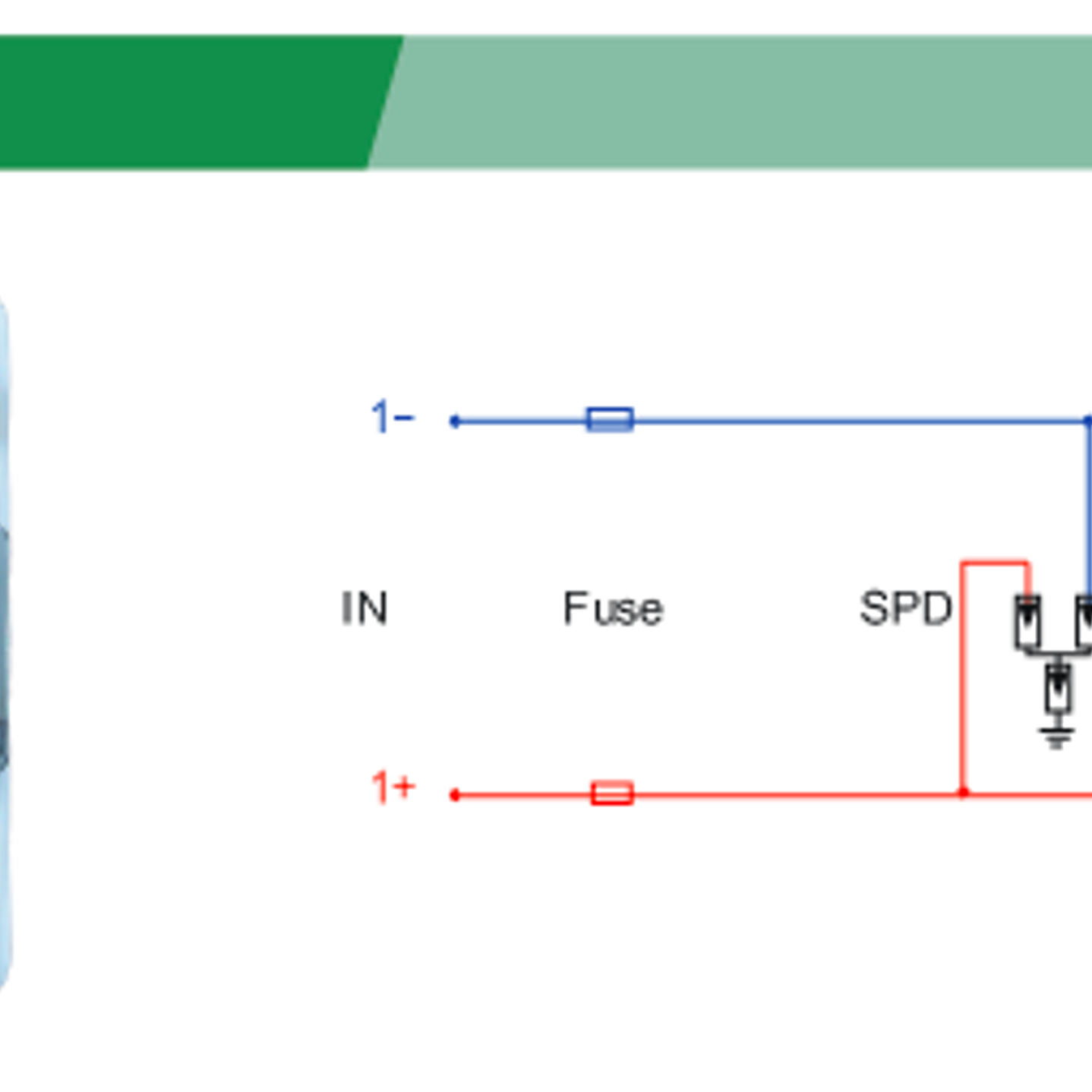 PROJOY CAJA DC COMBINER 1 STRINGS 1 SALIDAS DC 20A 1000V IP65 PEJB-1-1 3
