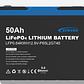 EPEVER BATERIA DE LITIO LIFEPO4 12.8V 50AH LFP0.64KWH12.8V-P65L2GT40 - Miniatura 5