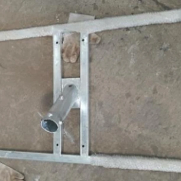 Soporte Panel Solar a Poste 137x77 cm Acero Galvanizado