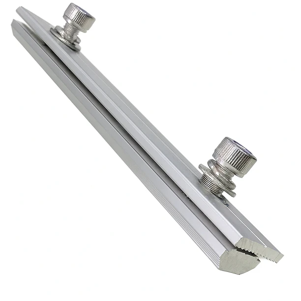 Conector unión de riel de aluminio