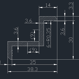 FS CONECTOR TERMINAL PLACA 30MM & 35MM END CLAMP