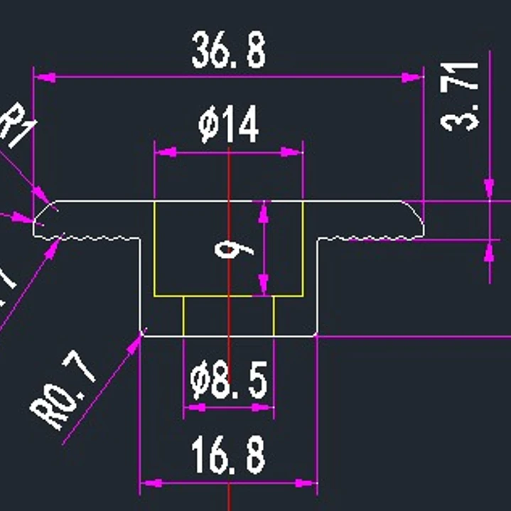 Conector Union Placa 35mm Mid Clamp 3