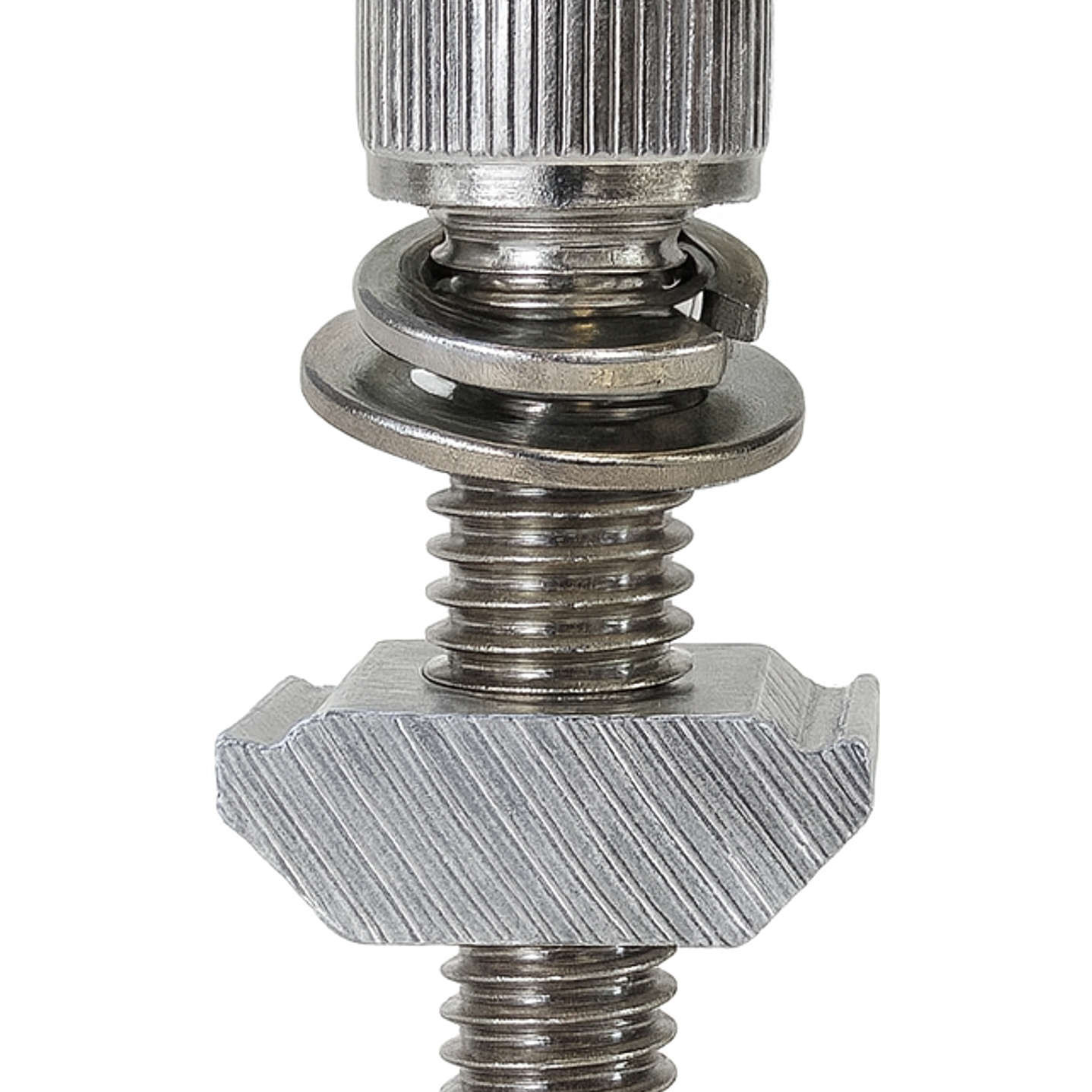 FS PERNO ALLEN CILINDRICO + TUERCA RIEL ALUMINIO MONTAJE ESTRUCTURA ALUMINIO 2