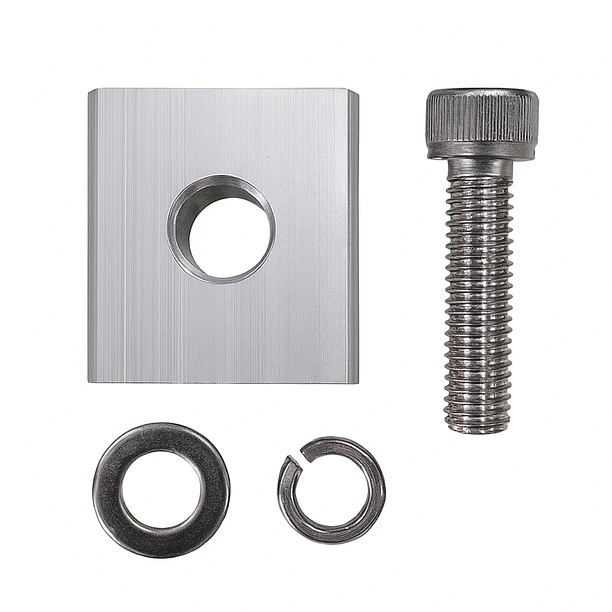 Perno Allen cilíndrico + tuerca de riel para estructura de aluminio