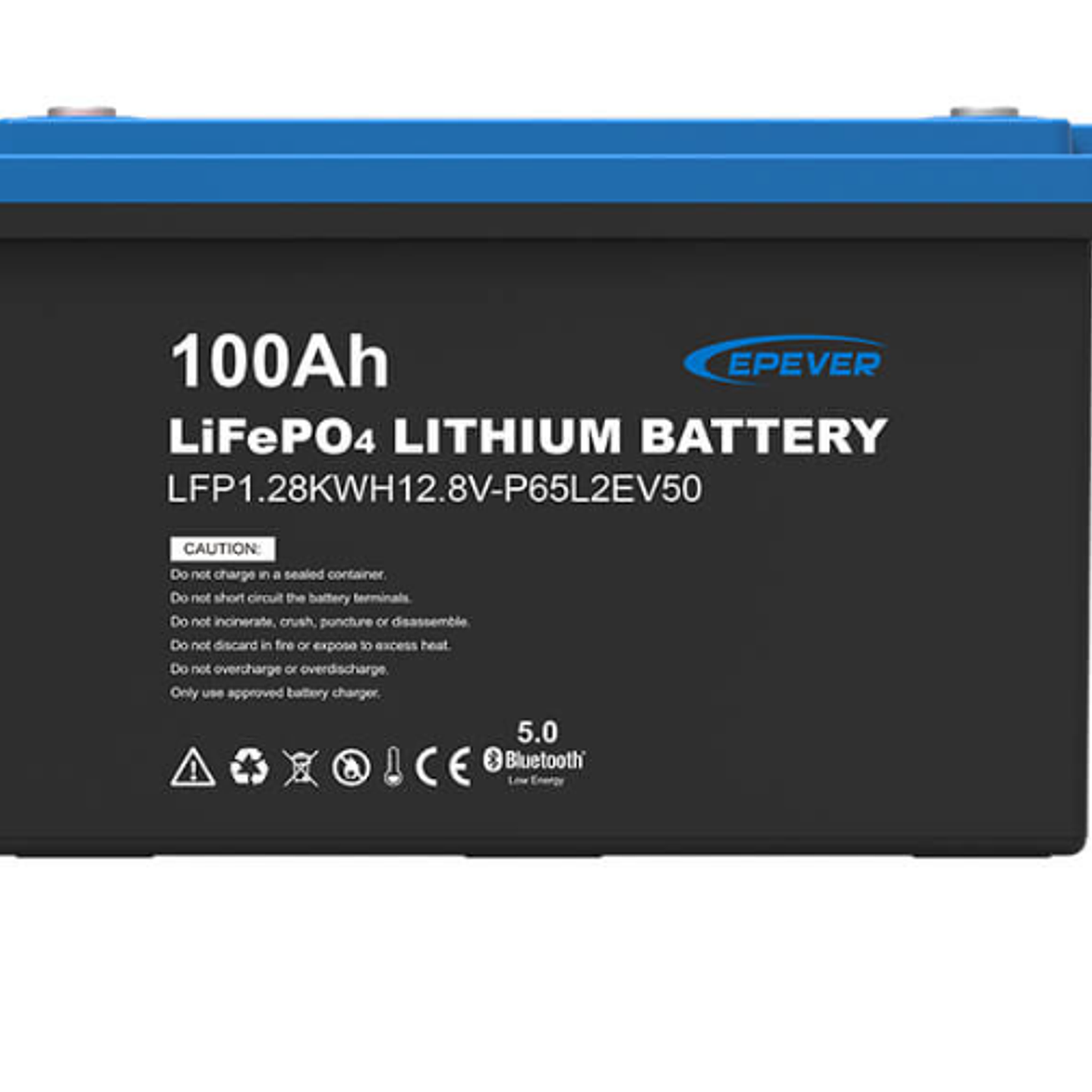 EPEVER BATERIA DE LITIO LIFEPO4 12.8V 100AH LFP1.28KWH12.8V-P65L2
