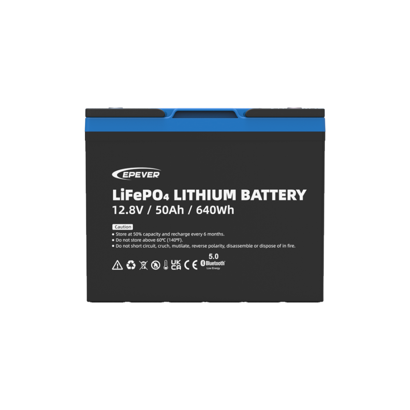 EPEVER BATERIA DE LITIO LIFEPO4 12.8V 50AH LFP0.64KWH12.8V-P65L2GT40 1