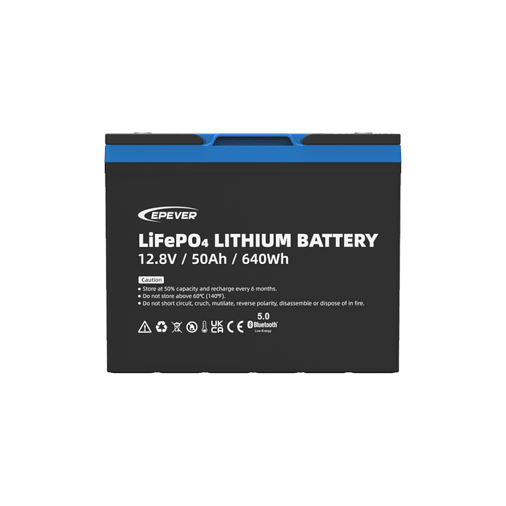 EPEVER BATERIA DE LITIO LIFEPO4 12.8V 50AH LFP0.64KWH12.8V-P65L2GT40 1