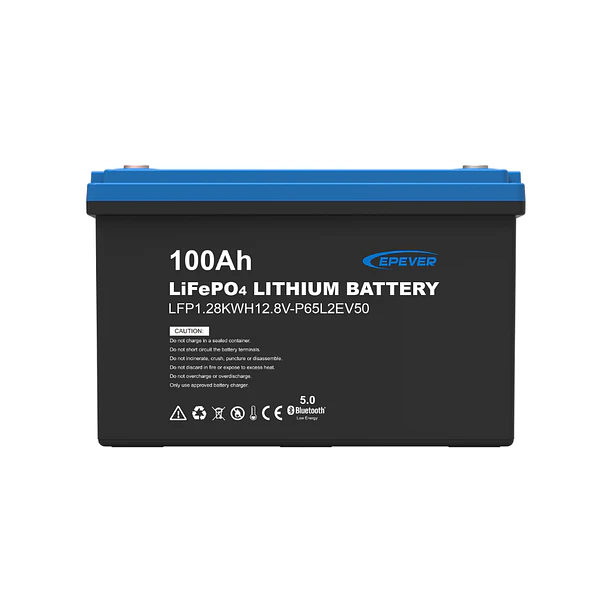 Batería de litio LiFePO4 12,8V 100Ah LFP1.28KWH12.8V-P65L2