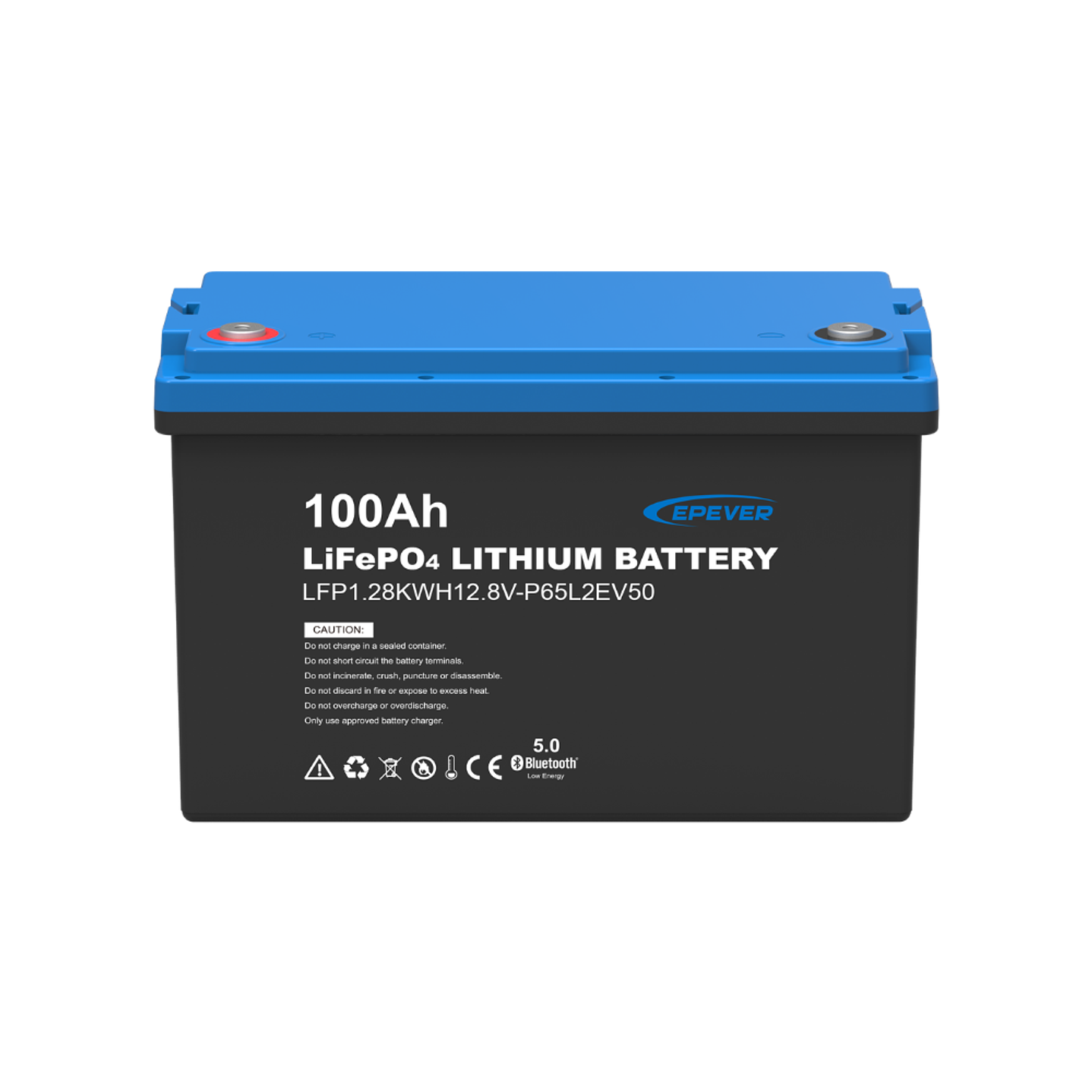 EPEVER BATERIA DE LITIO LIFEPO4 12.8V 100AH LFP1.28KWH12.8V-P65L2 2