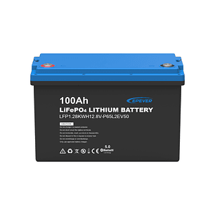 EPEVER BATERIA DE LITIO LIFEPO4 12.8V 100AH LFP1.28KWH12.8V-P65L2