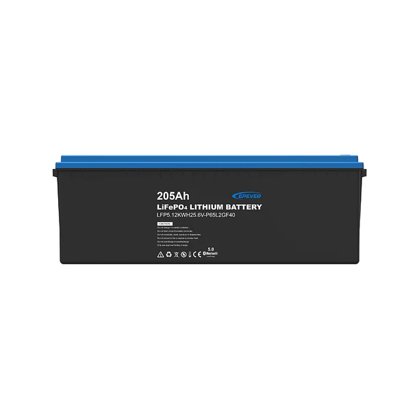 Batería de litio LiFePO4 25,6V 200Ah LFP5.12KWH25.6V-P65L2