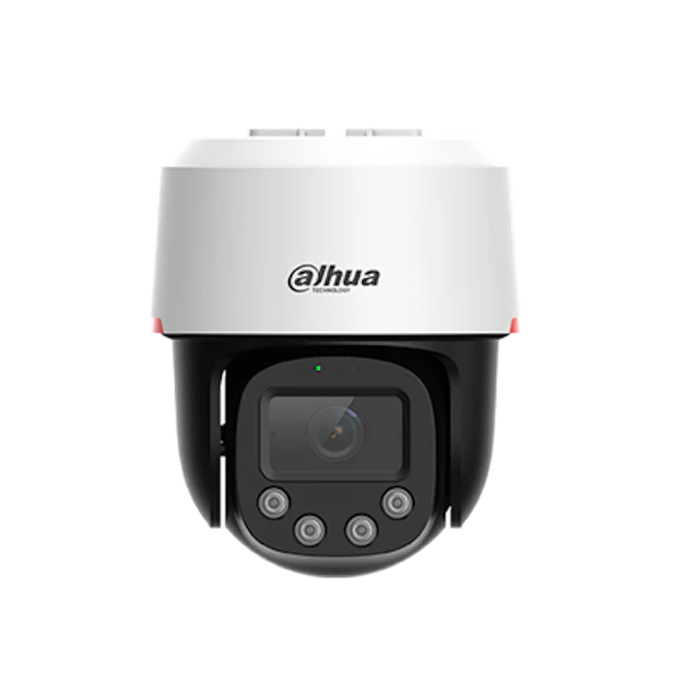 Cámara Domo PT IP 4MP PoE WizColor Disuasión Activa DH-SD2C400NA-B-PV-PRO
