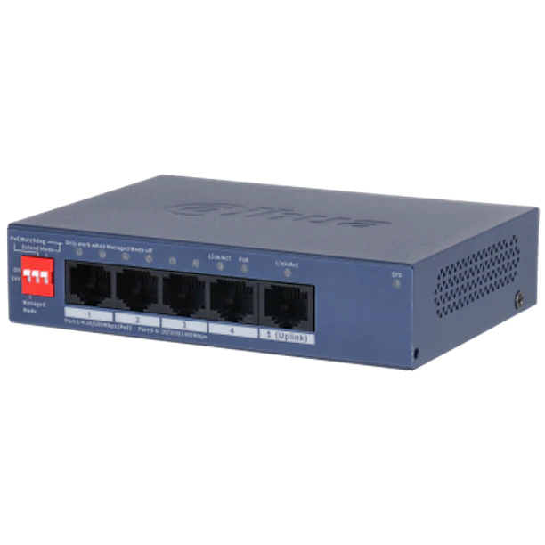 Switch poe 5 puertos 4 puertos poe DH-CS4005-4ET1GT-36