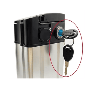 Bateria de litio silver fish E-BIKE 12,8V 30AH LIFEPO4 Carcasa aluminio