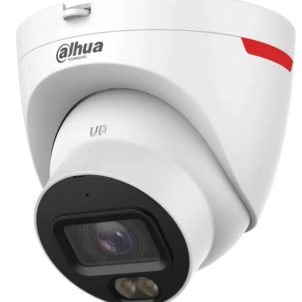 Cámara MINI DOMO IP 4MP PoE WizColor con micro SD Luz Calida 30 Mts DH-IPC-HDW2449T-S-PRO