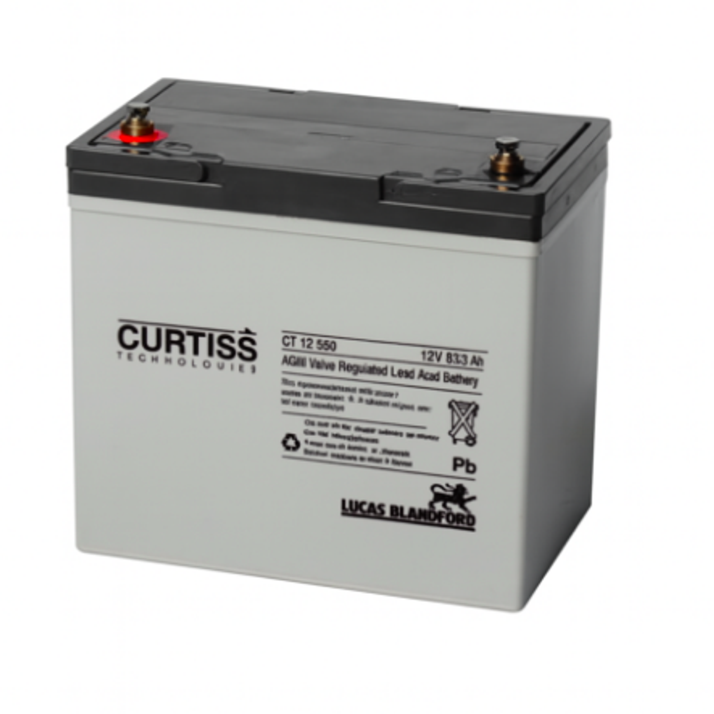 CURTISS BATERIA AGM ESTACIONARIA 12V 55AH 1