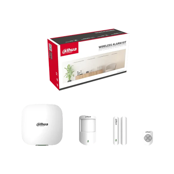 Dahua kit alarma inalámbrico hub llavero magnético pir DHI-ART-ARC3000H-03-FW2