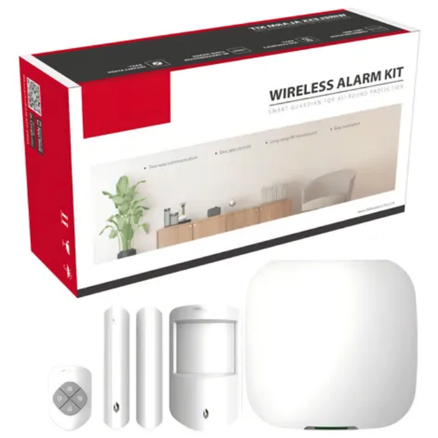 Dahua kit alarma inalámbrico hub llavero magnético pir DHI-ART-ARC3000H-03-FW2 3