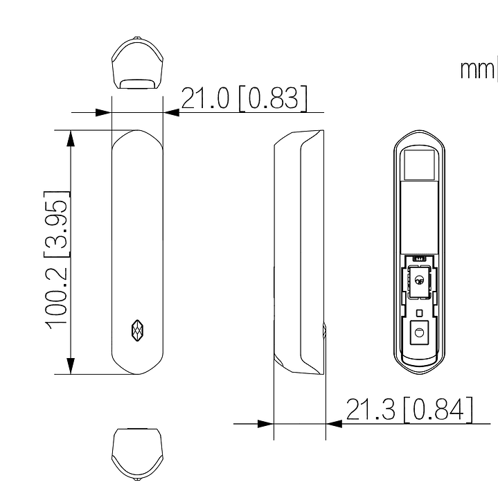 Dahua magnético inalámbrico para puertas DHI-ARD323-W2 2