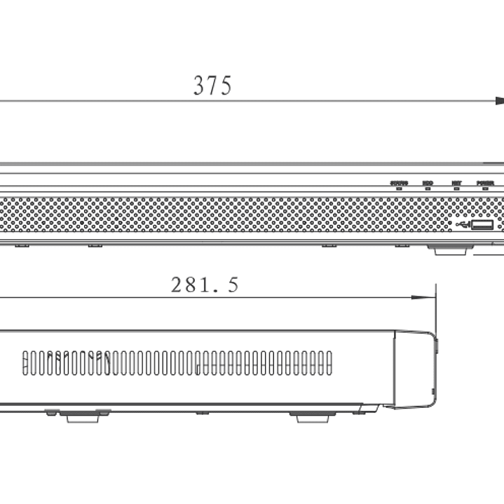 Network video recorder NVR 32CH DHI-NVR4232-4KS2 3