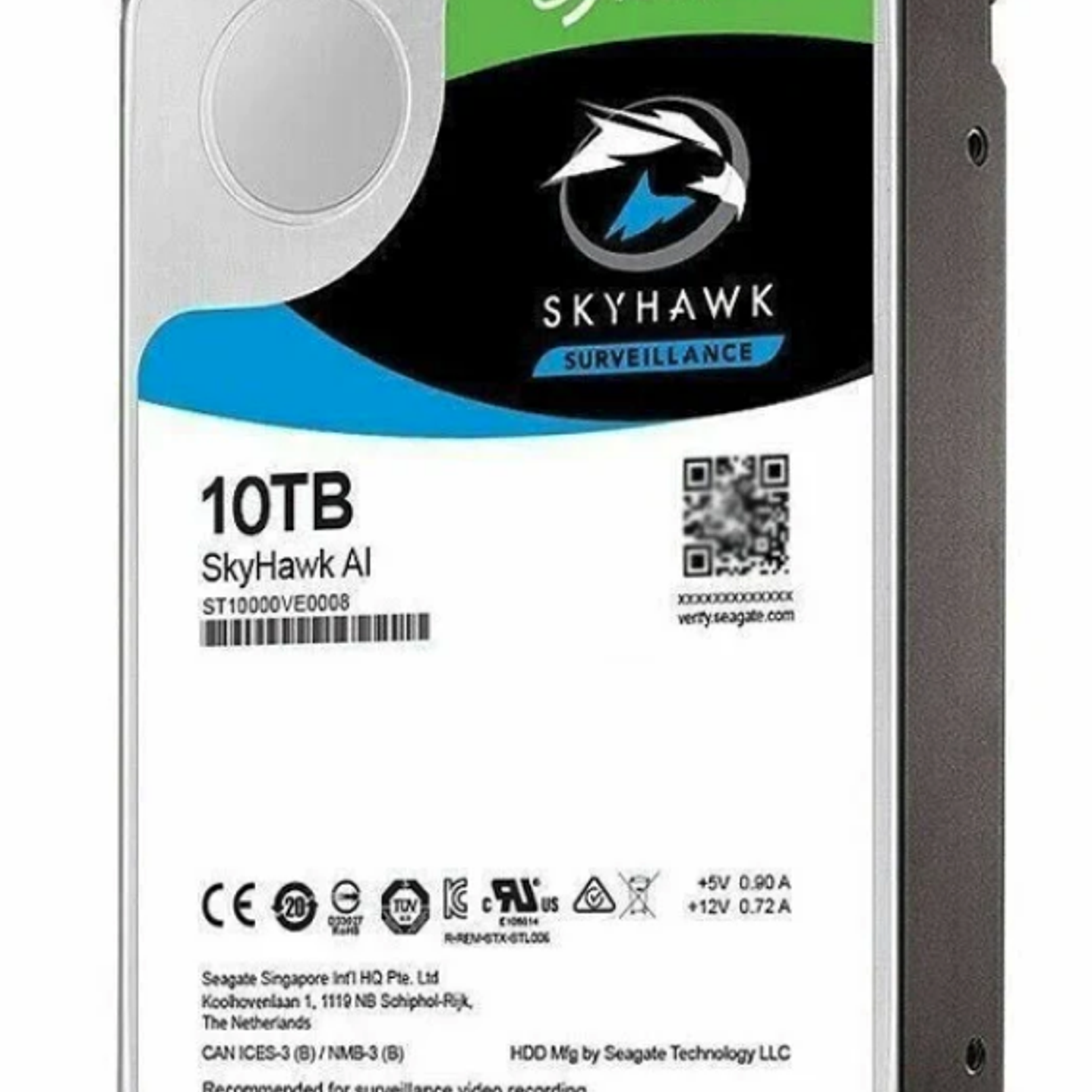 SEAGATE Disco Duro 10TB SKYHAWK ST10000VE000 2