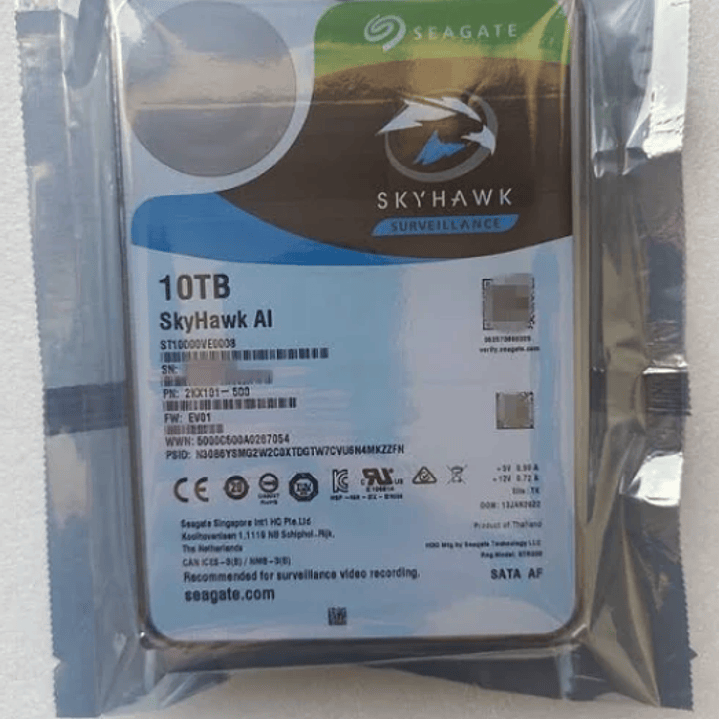 SEAGATE Disco Duro 10TB SKYHAWK ST10000VE000 3