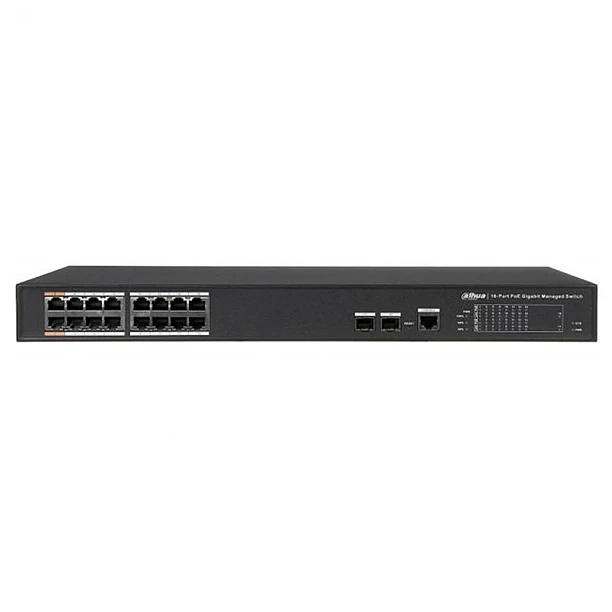 Switch poe 16 puertos 2 puerto gigabit/sfp administrable PFS4218-16GT-190
