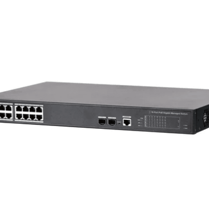 Switch poe 16 puertos 2 puerto gigabit/sfp administrable PFS4218-16GT-190 4