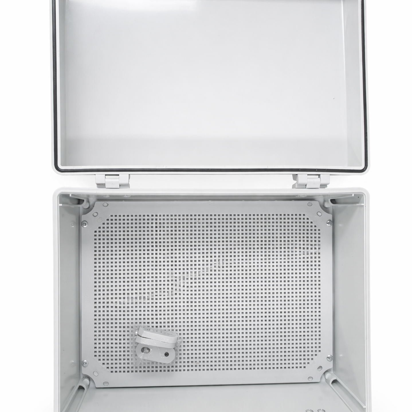 TABLERO PLASTICO IMPERMEABLE CON PLACA DE MONTAJE 50X40X20 RFB-GT 2