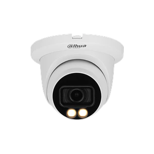 Camara Mini Domo IP 4MP ePoe WizMind Luz calida 30Mts DH-IPC-HDW5449TM-SE-LED