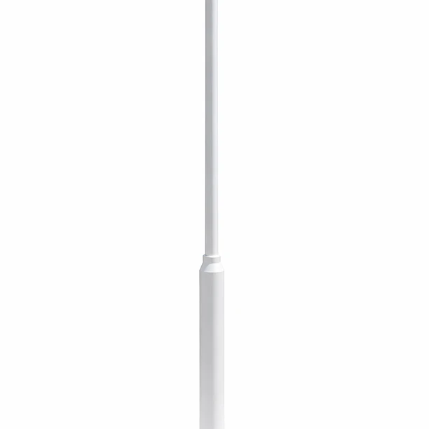 Pedestal de acero galvanizado 6 m montable 5 piezas 1,2 m blanco + azul
