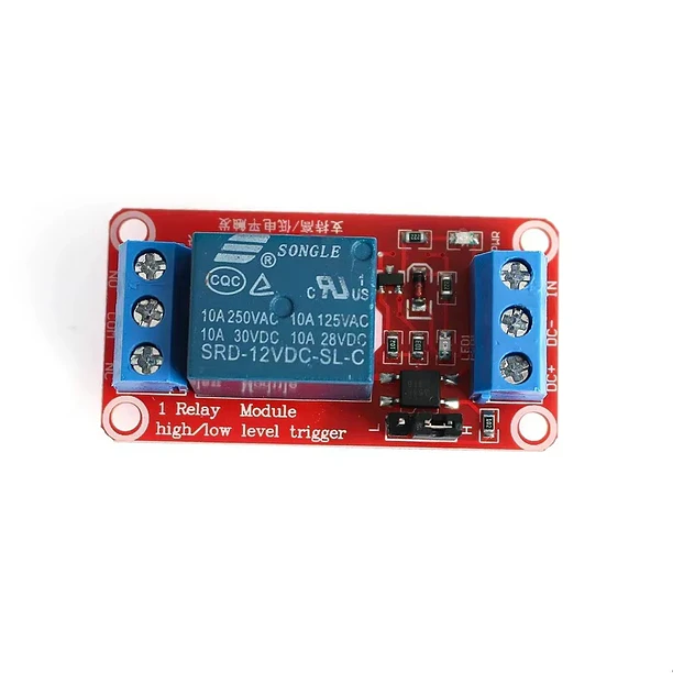 Módulo Relé 1 Canal 12V con Optoacoplador Songle SRD-12VDC-SL-C