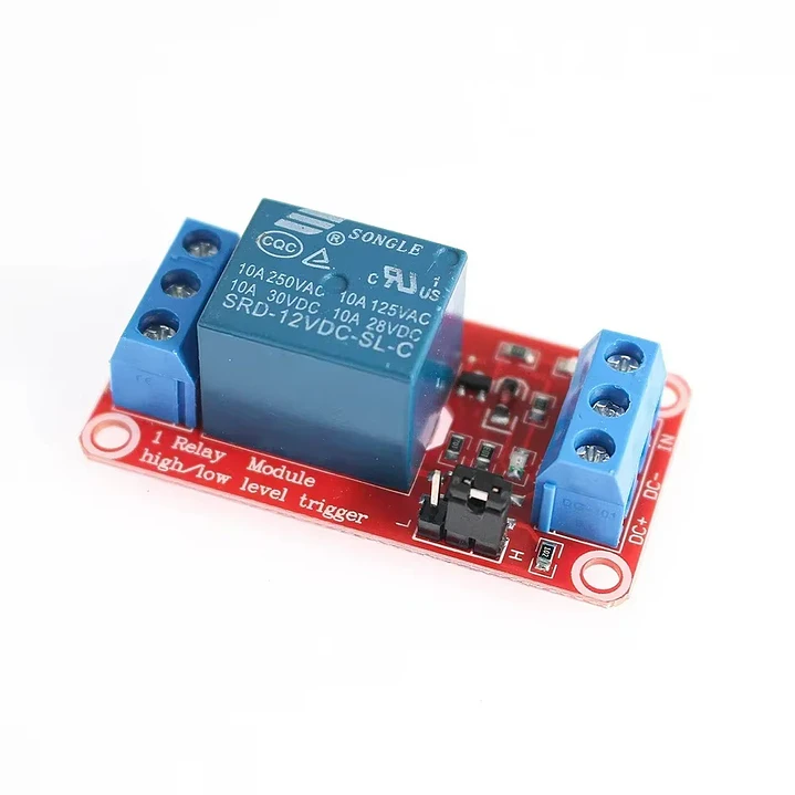 Módulo Relé 1 Canal 12V con Optoacoplador Songle SRD-12VDC-SL-C 3