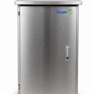 RACK METALICO 600X600X1000 MM  2 BANDEJAS ACERO INOX AISI 304