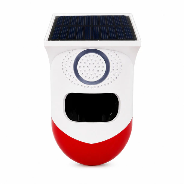 Sensor Movimiento PIR Outdoor Solar Alarm