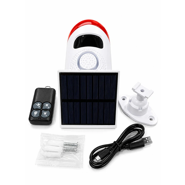 Sensor Movimiento PIR Outdoor Solar Alarm 4