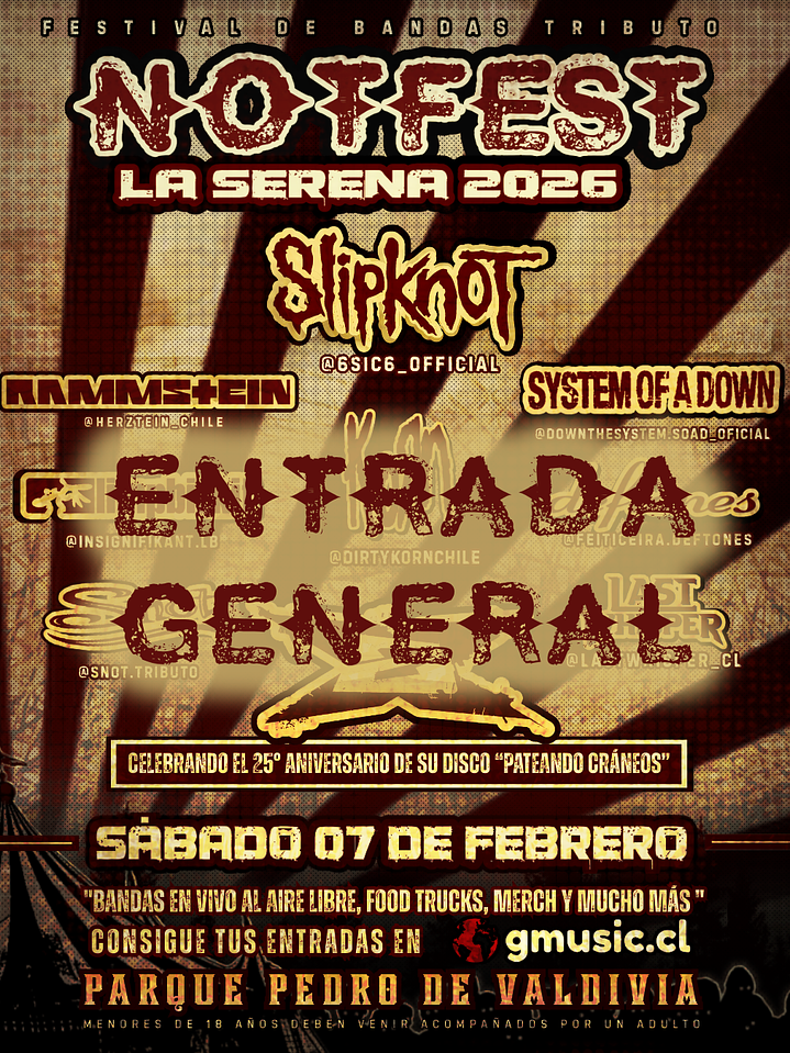 🔵 ENTRADA GENERAL 🎪 NOTFEST 2026 🎪 1