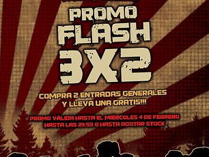 PROMO 3X2 ENTRADAS GENERALES
